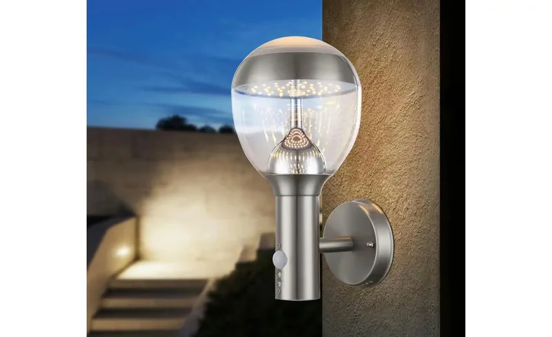 wandlamp Callisto - - metaal - 34250S fra Globo i Mørkegrå – produktbillede 3 af 3