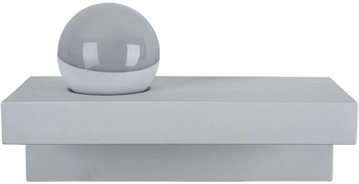 Wandlamp 'Christine' gips LED 300mm fra Globo i Hvid – produktbillede