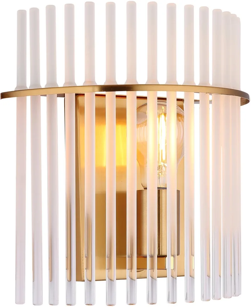 Wandlamp - GORLEY - glas - E27 - 15698WM by Globo in Gold – product photo
