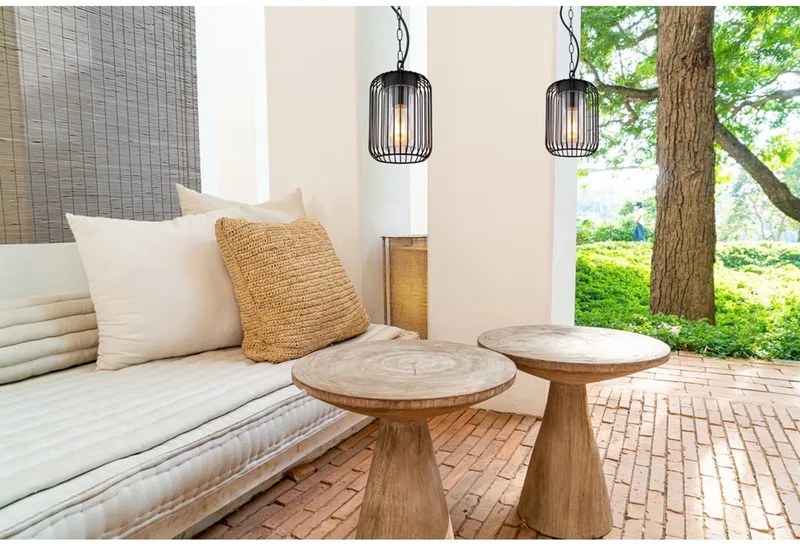 wandlamp Nina - metaal - 16 cm - E27 fitting - 31985H de Globo en Noir – photo produit