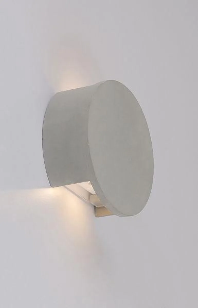Wandlamp up down beton 'Timo' rond led 6,5W 155mm fra Globo i Grå – produktbillede
