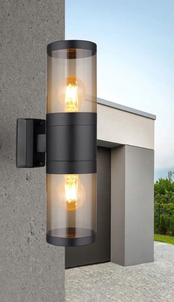wandlamp Xeloo - - - 32014-2BS van Globo in Zwart – productfoto