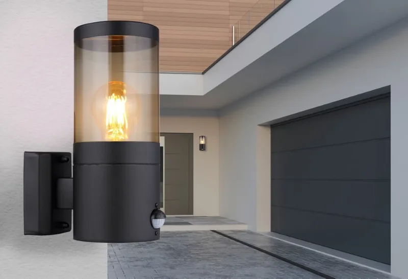 wandlamp Xeloo - metaal - 32014BSS von Globo in Schwarz – Produktfoto
