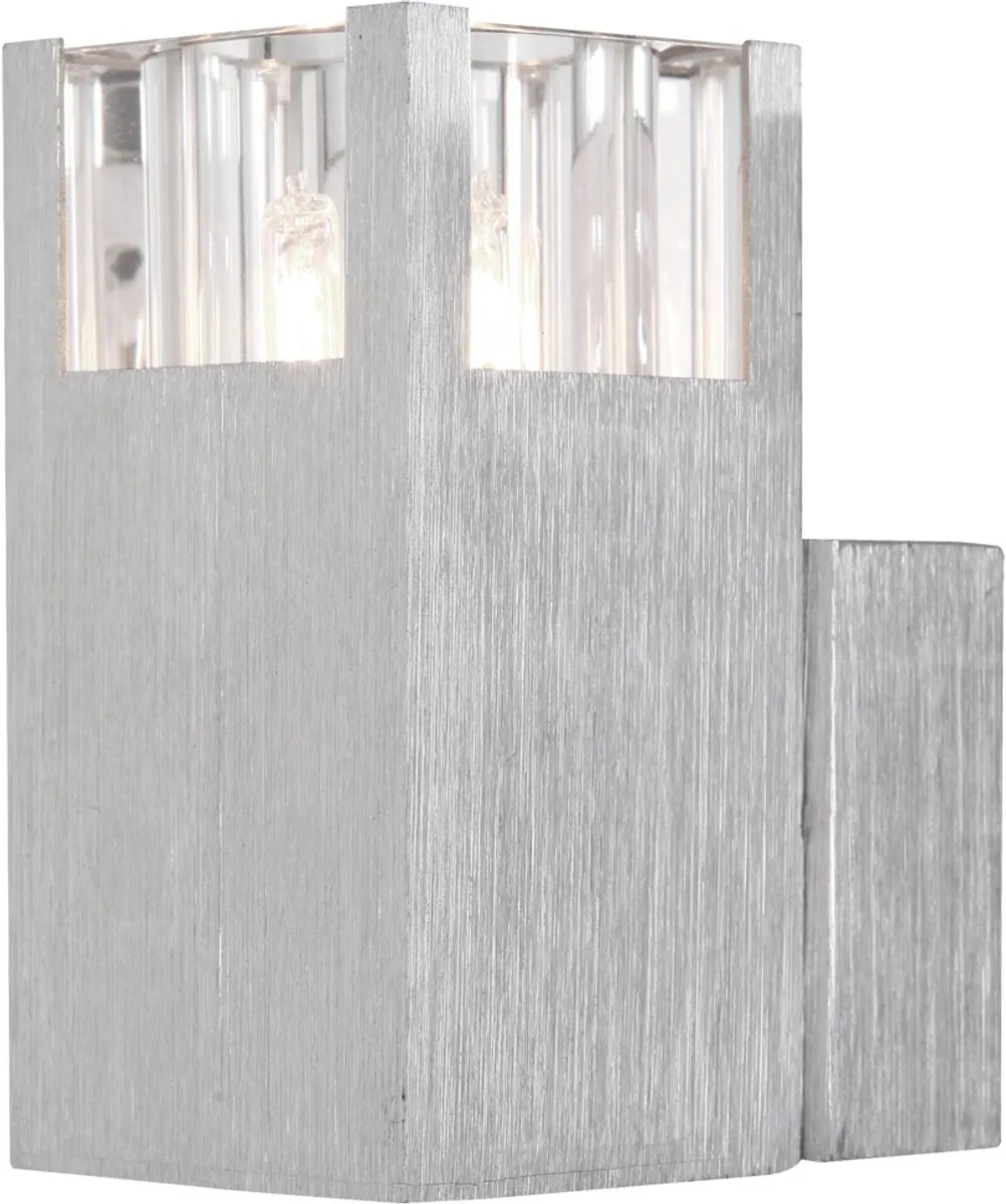 Wandspot hal G9 warm wit hal aluminium Globo 56444-1 AMOENA von Globo in Silber – Produktfoto