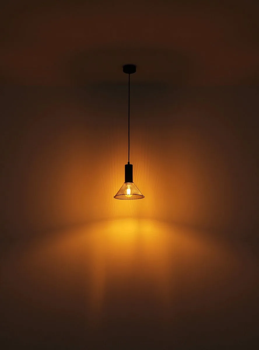 Zwarte wandlamp Jedd met kap Ø 25cm - 15648W3 von Globo in Schwarz – Produktfoto