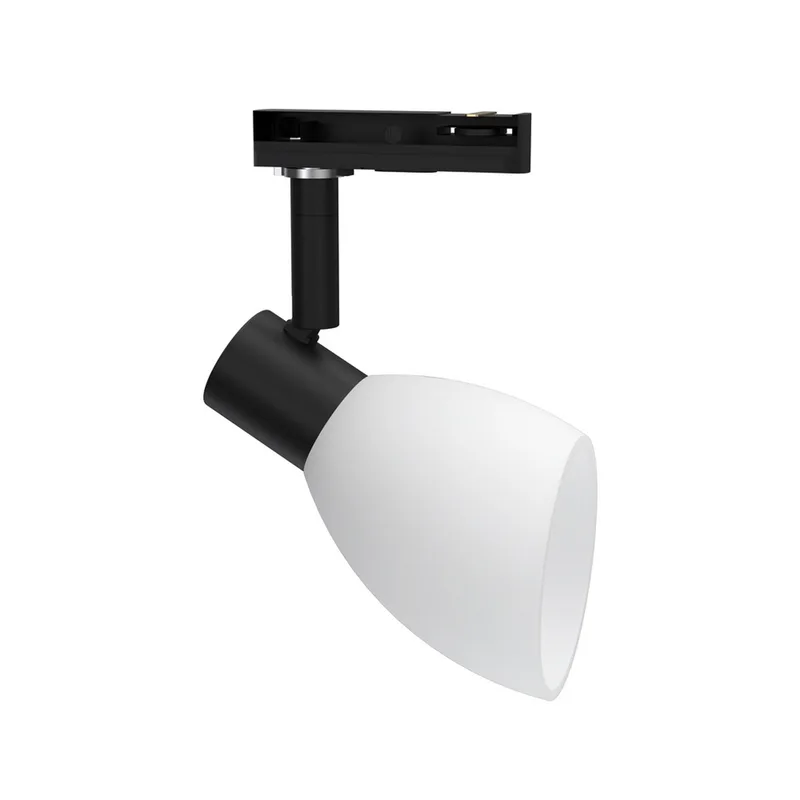 CUT GLOBAL rails spot, zwart, Ø 7 cm, 1-fasen de Herstal – photo produit