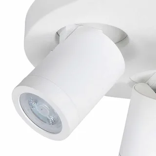 Badkamer spot | 25 cm | Oliver spots IP44 | 3 lichts | GU10 | wit | kunststof en metaal | moderne von Highlight – Produktfoto 3 von 3