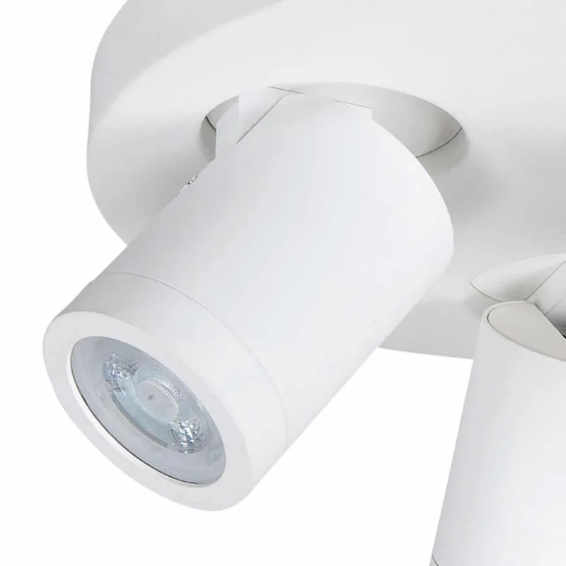 Badkamer spot | 25 cm | Oliver spots IP44 | 3 lichts | GU10 | wit | kunststof en metaal | moderne von Highlight – Produktfoto 3 von 3