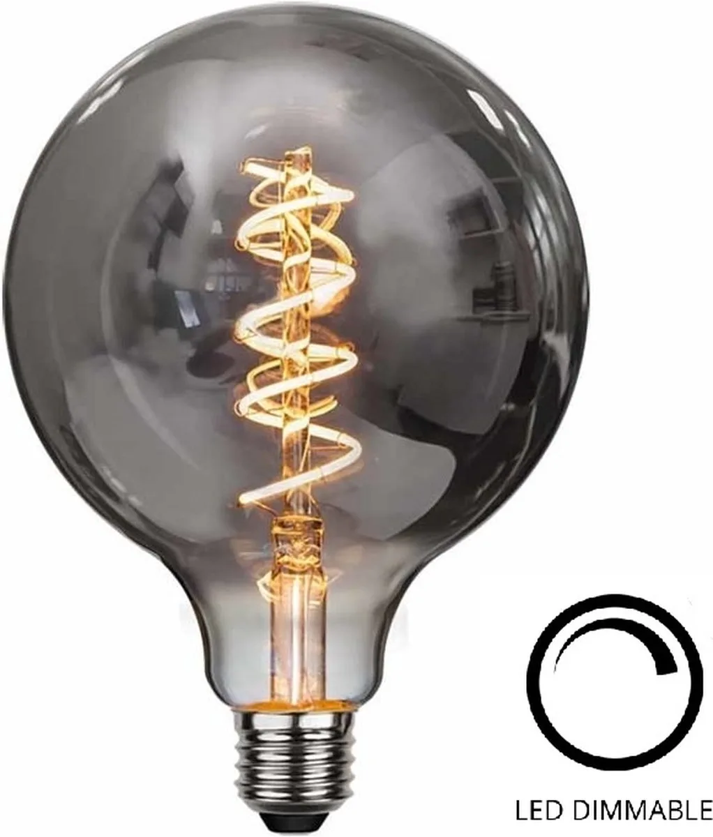 E27 9Watt Smoke Spiraal 125mm Dimbaar de Highlight – photo produit