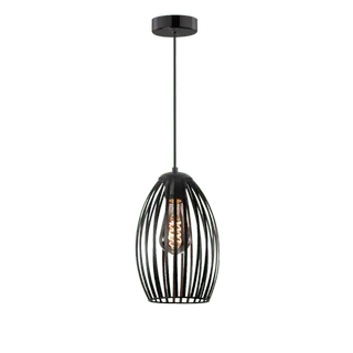 Hanglamp | 16 cm | gabbia | E27 | zwart | metaal | decoratieve, landelijke, moderne en trendy von Highlight – Produktfoto 3 von 3