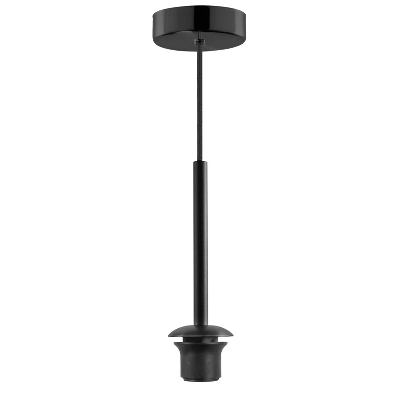 Hanglamp | 23 cm | Bellini | E27 | smoke zwart | glas metaal | modern landelijke romantische sfeer von Highlight – Produktfoto 3 von 3