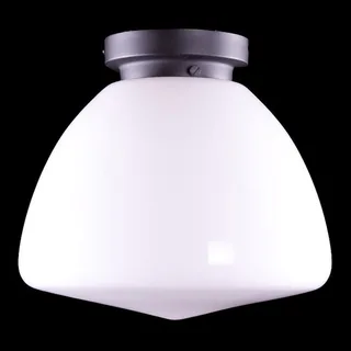 Hanglamp | 30 cm | art deco met zwart armatuur | E27 | wit zwart | glas metaal | art deco von Highlight – Produktfoto 2 von 3