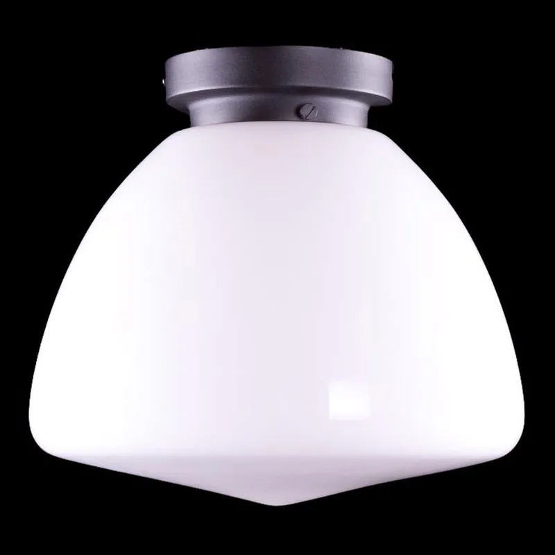 Hanglamp | 30 cm | art deco met zwart armatuur | E27 | wit zwart | glas metaal | art deco von Highlight – Produktfoto 2 von 3