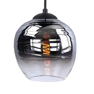 Hanglamp | 35 cm | fantasy lampen | 3 lichts | E27 | smoke zwart | glas metaal | landelijke moderne von Highlight – Produktfoto 2 von 3