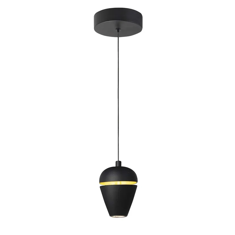 Hanglamp Kobe 1 lichts Ø 12 cm zwart fra Highlight – produktbillede