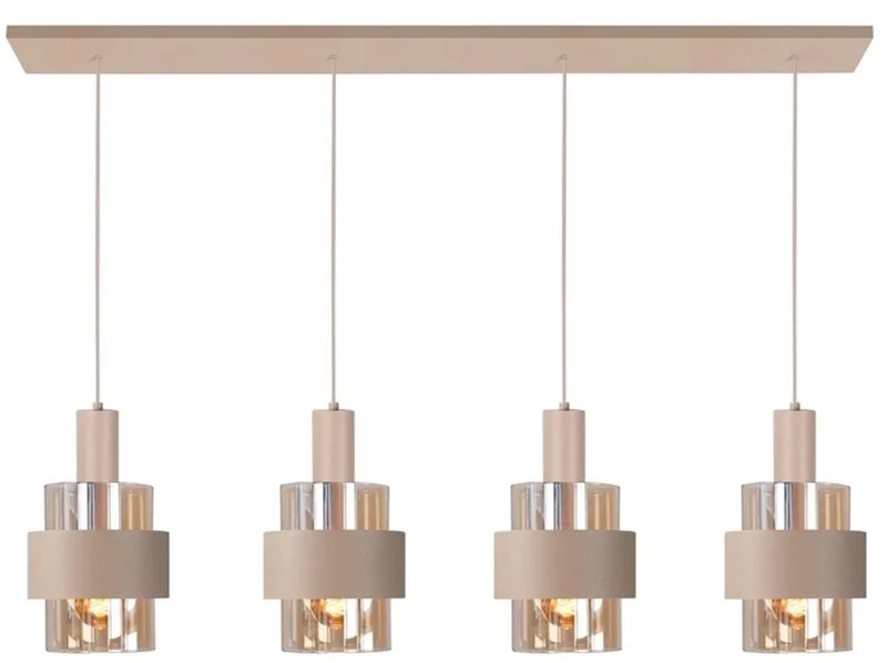 Hanglamp Marrone 4 lichts L 110 cm fra Highlight i Beige – produktbillede
