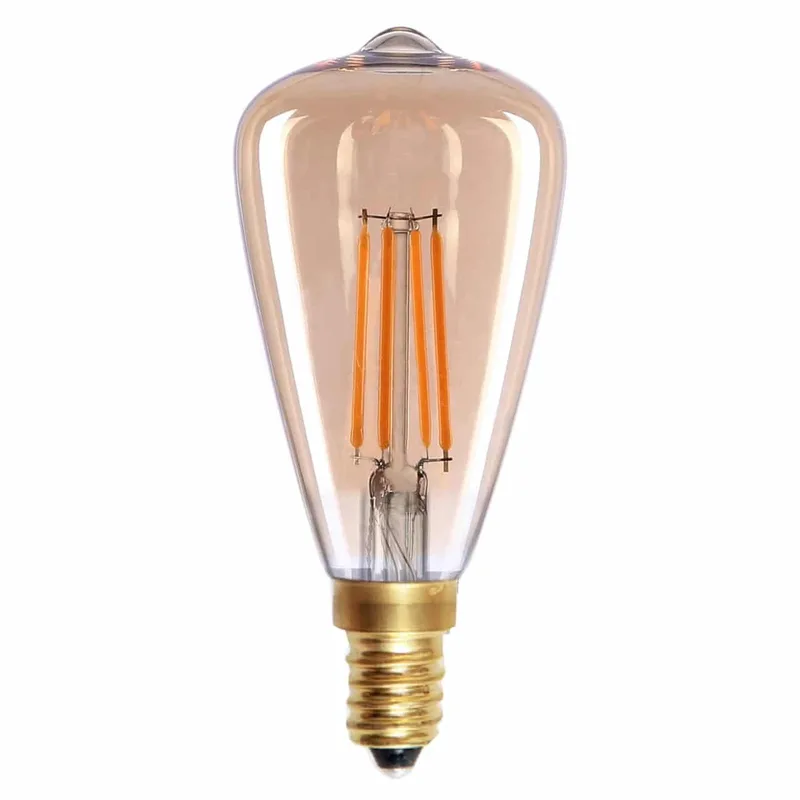 LED lamp | goud | dimbaar | E14 | 4 watt | 400 lumen | 240V från Highlight – produktbild 2 av 2