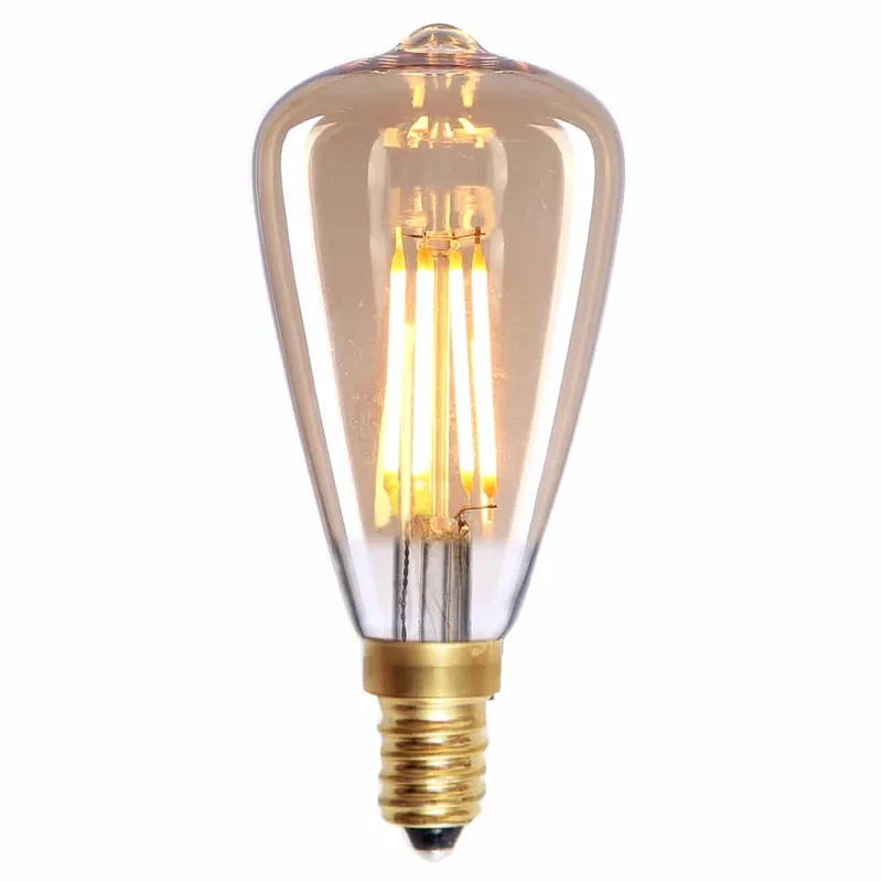 LED lamp | goud | dimbaar | E14 | 4 watt | 400 lumen | 240V från Highlight – produktbild 1 av 2