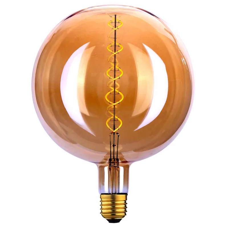 LED lamp | goud | dimbaar | E27 | Ø200 mm | 2200K | 120 lumen | 240V de Highlight – photo produit
