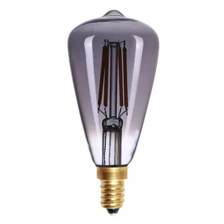 LED lamp | smoke grijs | dimbaar | E14 | 240V | glas | spiraal von Highlight – Produktfoto 2 von 2