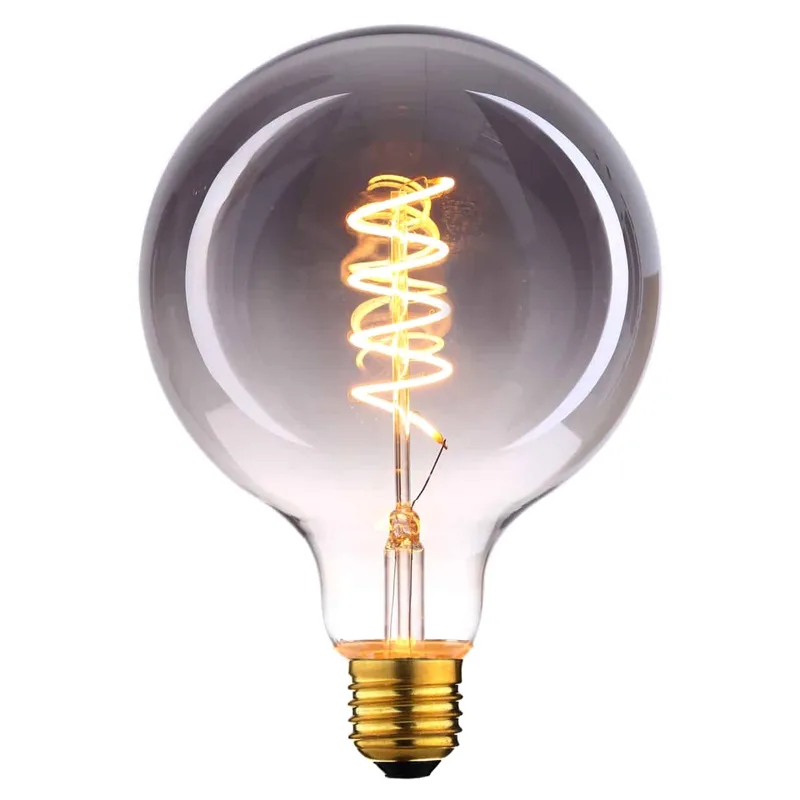 LED lamp | smoke titanium | dimbaar | E27 | 9 watt | 2200K | 350 lumen | 240V von Highlight – Produktfoto