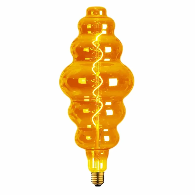 LED lamp spiraal | E27 | goud | 2200K | 100 lumen | dimbaar från Highlight – produktbild
