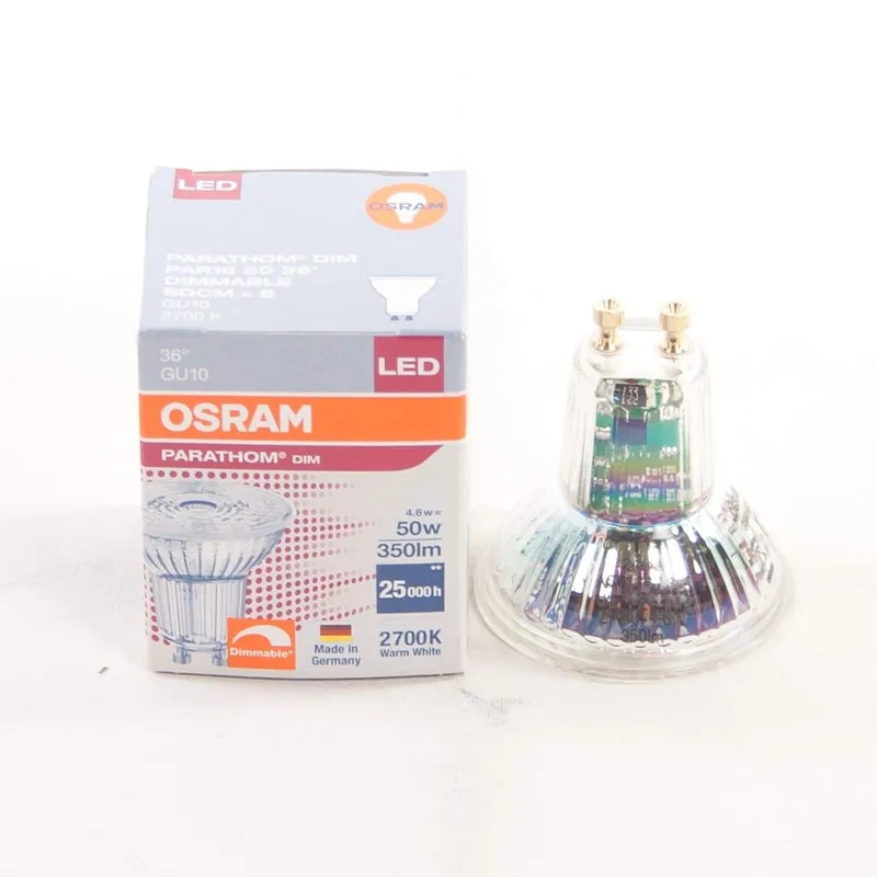 LED lamp | transparant | dimbaar | GU10 | 7,2 watt | 240 volt van Highlight – productfoto