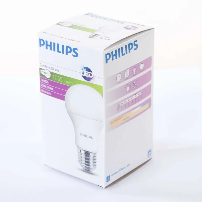 LED lamp | wit opaal glas | dimbaar | E27 | 10 watt | 240V de Highlight – photo produit
