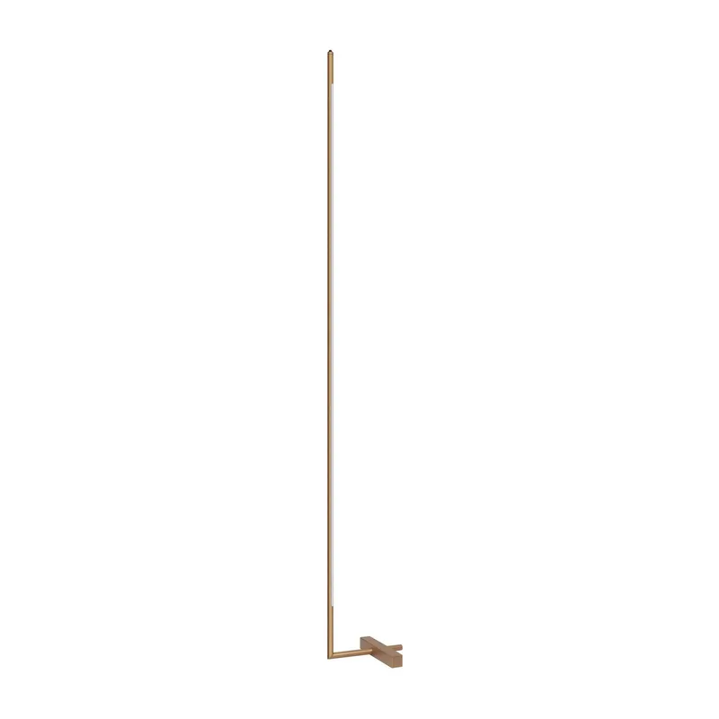 LED vloerlamp Amalfi XL, Hoogte 180 cm metaal Dimmer från Highlight i Guld – produktbild