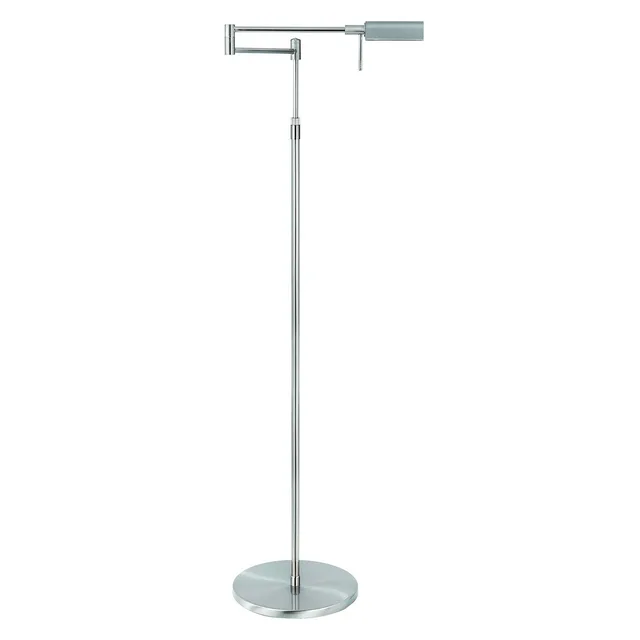 LED vloerlamp New Bari, hoogte 139 cm, metaal, dimmer från Highlight i Nikkel – produktbild 2 av 2