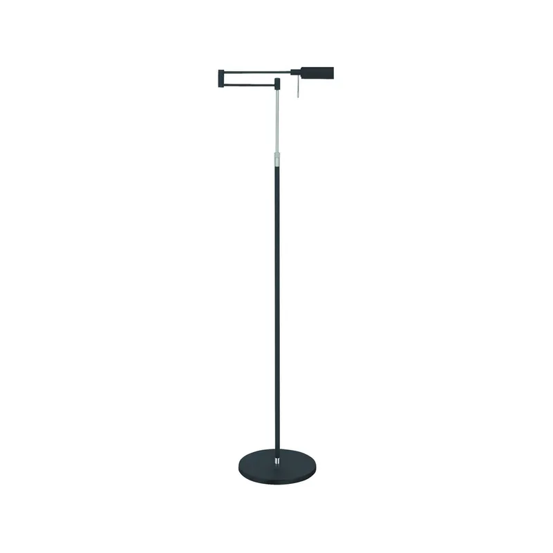 LED vloerlamp New Bari, hoogte 139 cm, metaal, dimmer fra Highlight i Sort – produktbillede 1 af 2