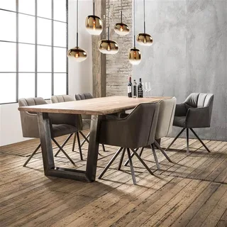 Moderne hanglamp Bellini | 6 lichts | goud / zwart | glas / metaal | in hoogte verstelbaar tot 130 by Highlight – product photo 2 of 3