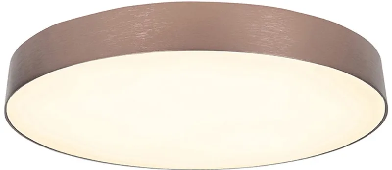 Moderne LED Plafonnieres Aura 1 Lichtpunt Rond Metaal Slaapkamer Gang/Hal Keuken Dimbaar Diameter 28cm von Highlight in Champagne – Produktfoto