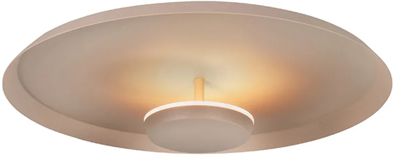 Moderne LED Plafonnieres Oro 1 Lichtpunt Rond Metaal Slaapkamer Gang/Hal Keuken Dimbaar Diameter 25,5cm de Highlight en Zand – photo produit