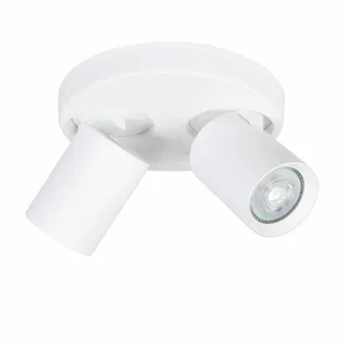 Oliver spots ronde wand| plafondspot wit | 2 lichts | kantelbaar | GU10 | dimbaar | moderne de Highlight – photo produit 1 sur 2
