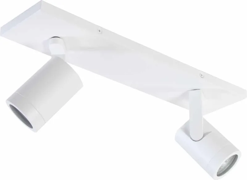 Opbouwspot Aston | Metaal | Rechthoek | GU10 | 2-voudig | 40cm de Highlight en Blanc – photo produit