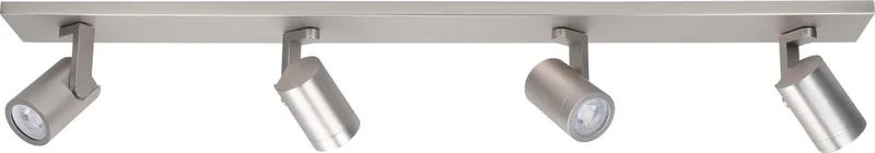 Opbouwspot Aston | Nickel Metaal | GU10 | 4-voudig | 91,5cm von Highlight in Silber, Rvs – Produktfoto