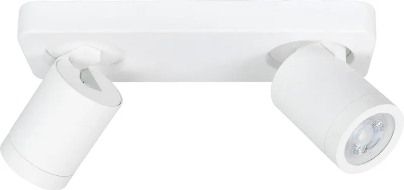 opbouwspot Oliver 2L balk - IP44 de Highlight en Blanc – photo produit