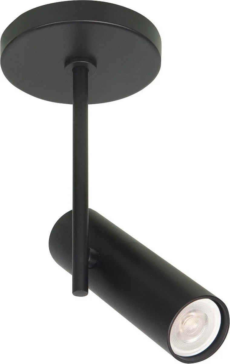 Opbouwspot Trend | Rond | Mini GU10 | 1-voudig | 10cm de Highlight en Noir – photo produit