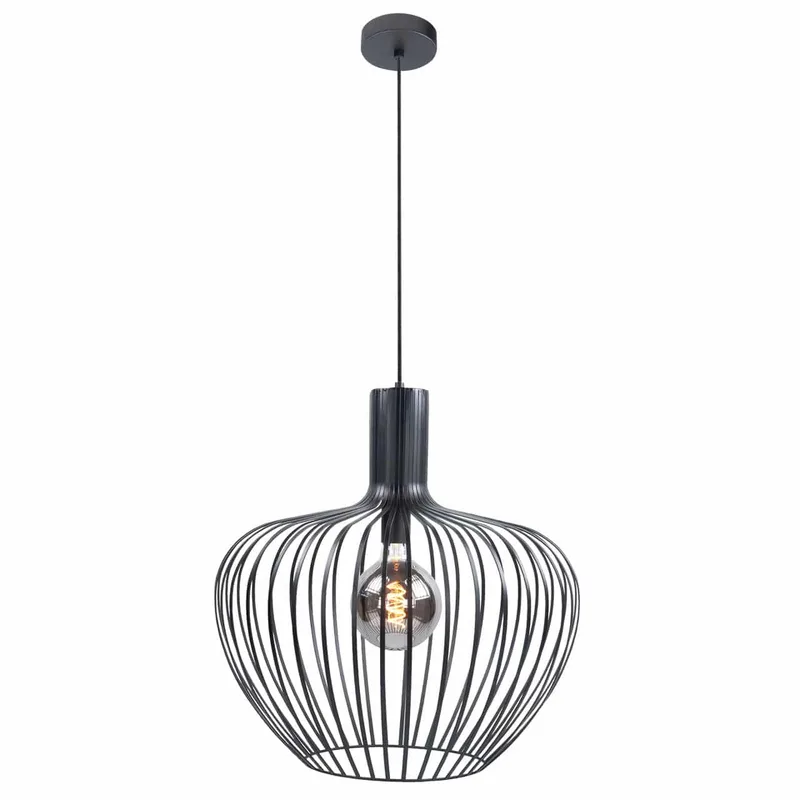 Open hanglamp Mela zwart 50 cm fra Highlight – produktbillede 1 af 3