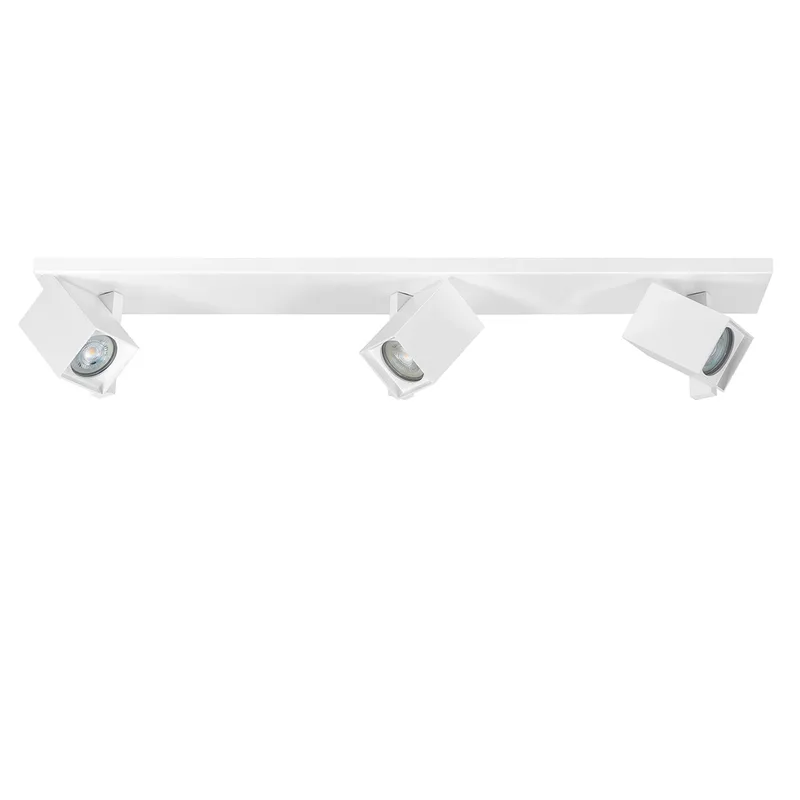 Plafond/wandspot | 10 cm | Oslo spots | 3 lichts | GU10 | wit | metaal | moderne verlichting de Highlight – photo produit 1 sur 3