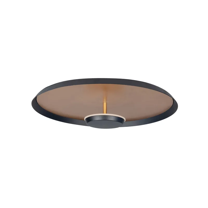 Plafondlamp | 25,5 cm | oro plafondlampen | LED | goud zwart | metaal | design moderne trendy de Highlight – photo produit 2 sur 2