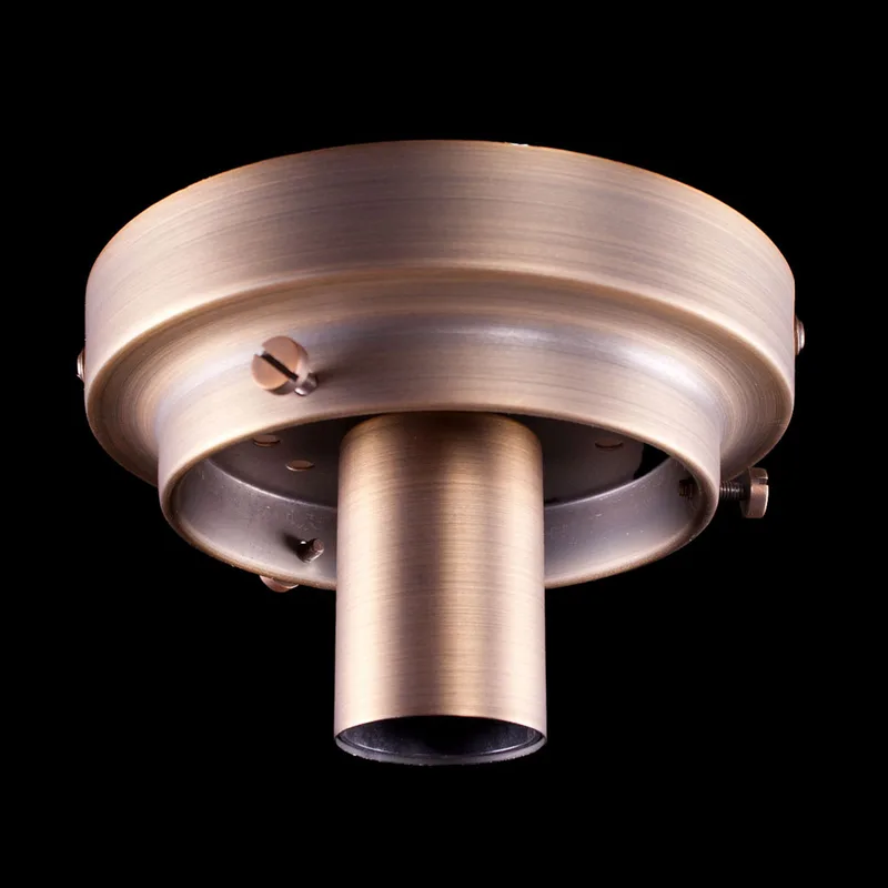Plafondlamp | 25 cm | art deco met bronzen armatuur | E27 | brons wit | glas metaal | art deco retro de Highlight – photo produit 3 sur 3