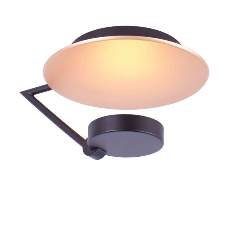 Plafondlamp | 25 cm | Goldy plafondlampen | LED | goud zwart | metaal | moderne design diffuse von Highlight – Produktfoto 1 von 3