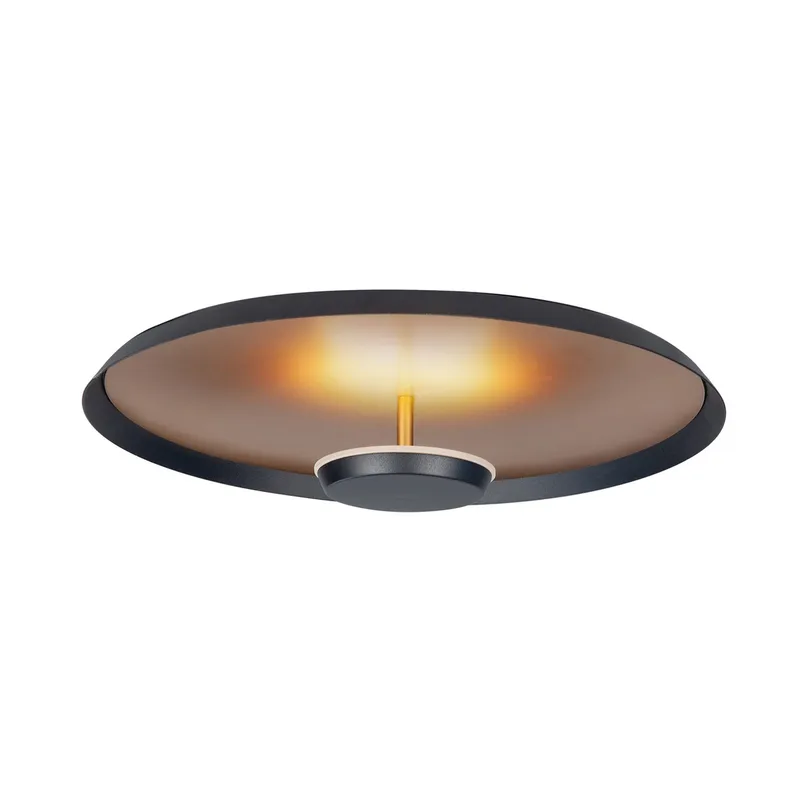 Plafondlamp | 35,5 cm | Oro plafondlampen | LED | goud zwart | metaal | design moderne trendy de Highlight – photo produit 1 sur 2