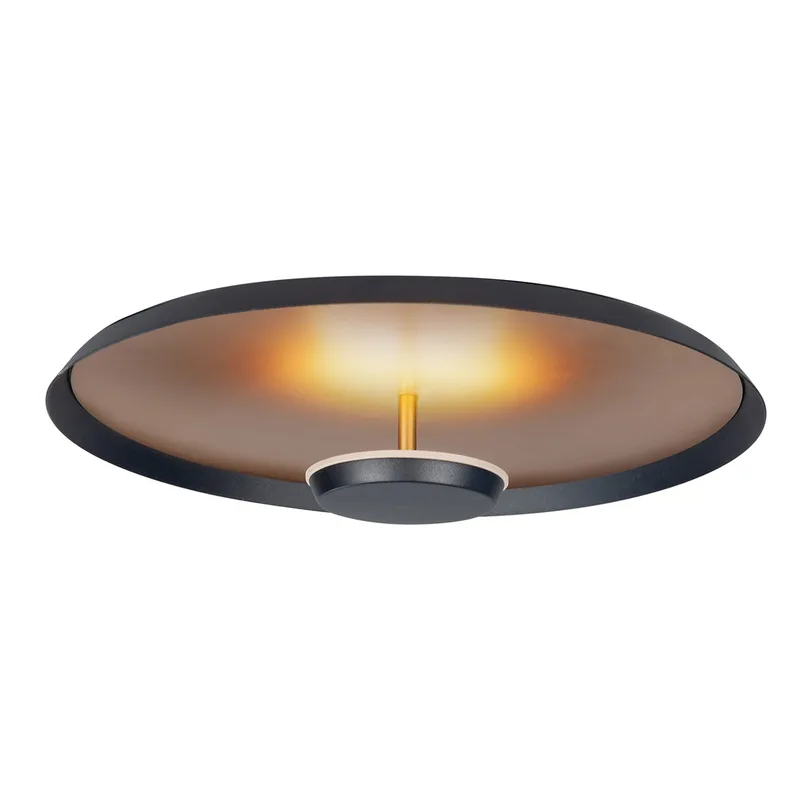 Plafondlamp | 45 cm | Oro plafondlampen | LED | goud zwart | metaal | design moderne trendy diffuse fra Highlight – produktbillede 1 af 2