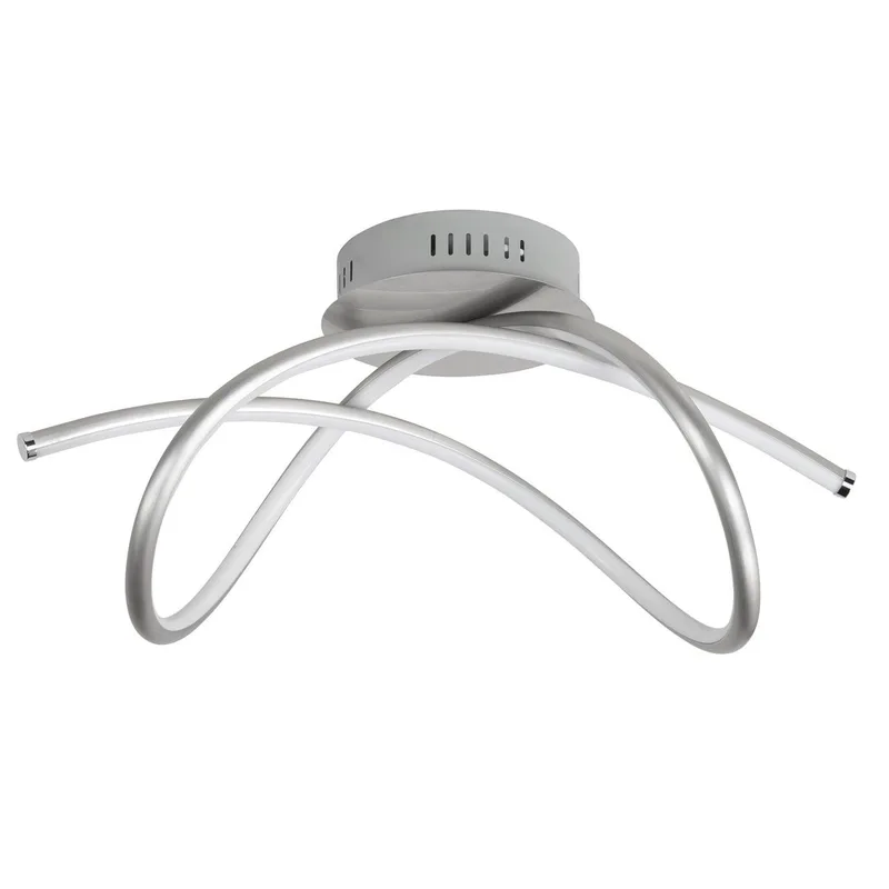 Plafondlamp | 53 cm | reverso/circles/plaza plafondlampen | LED | grijs staal | aluminium kunststof van Highlight – productfoto