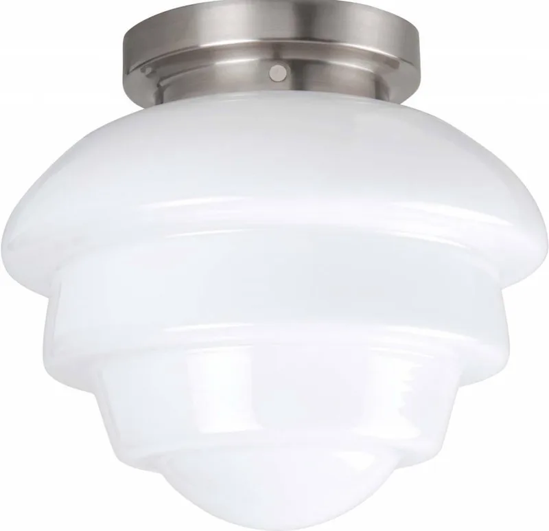 Plafondlamp artdeco schoollamp 25cm van Highlight in Wit – productfoto