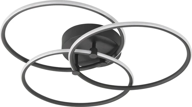 plafondlamp Circles fra Highlight i Sort – produktbillede