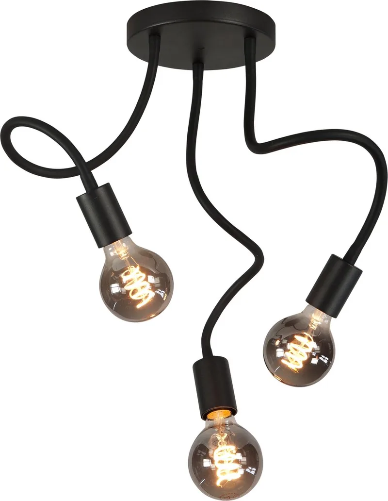 plafondlamp Flex fra Highlight i Sort – produktbillede